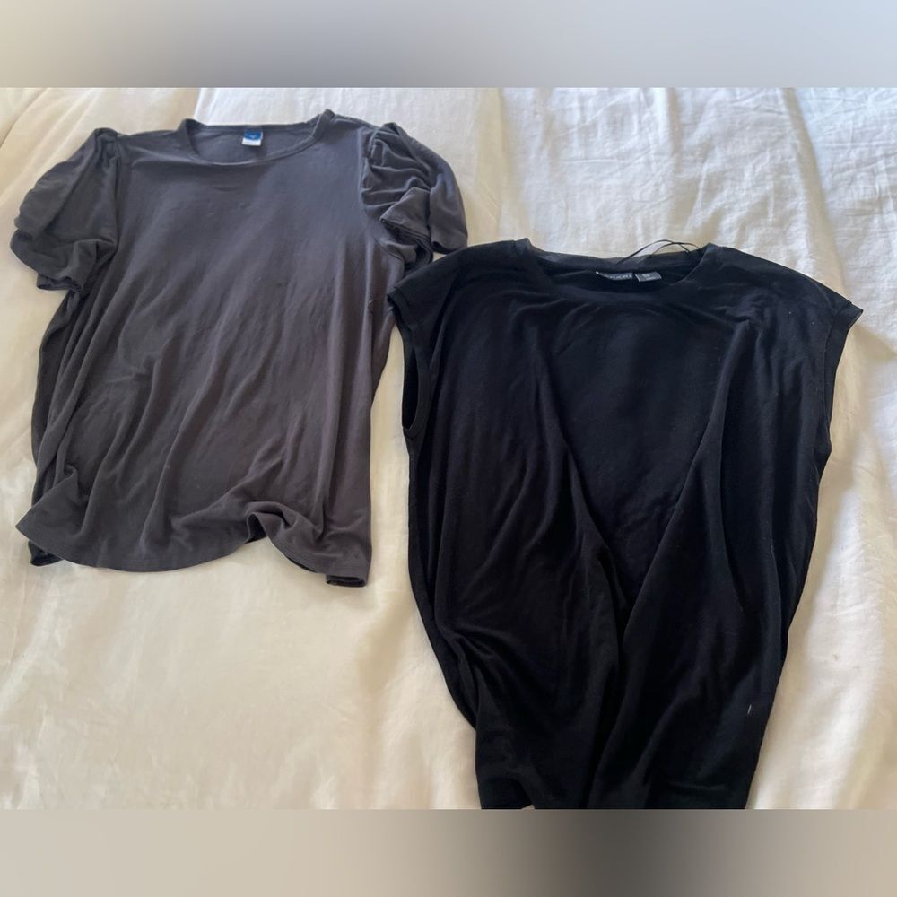 Super soft Black and Gray dressy T-Shirts